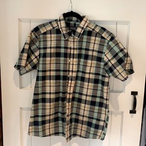 Patagonia mens medium cotton short sleeve button down